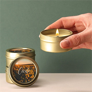 Bougie souvenir eternel - Bougie allumée