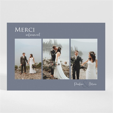 Remerciement mariage reliefs magnet