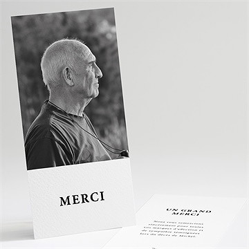 Remerciement décès son roman portrait