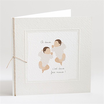 Faire-part naissance des jumeaux !
