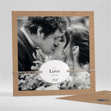 Carte ensemencée - carré