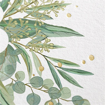 Faire-part mariage notre evidence dorure - Marquage à chaud OR