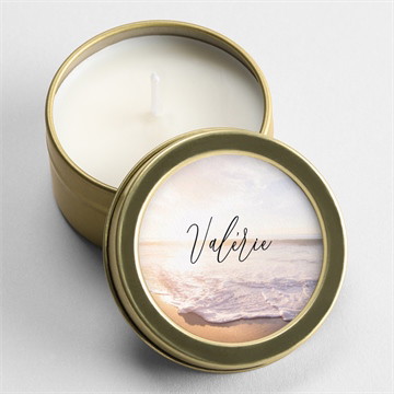 Bougie souvenir au revoir