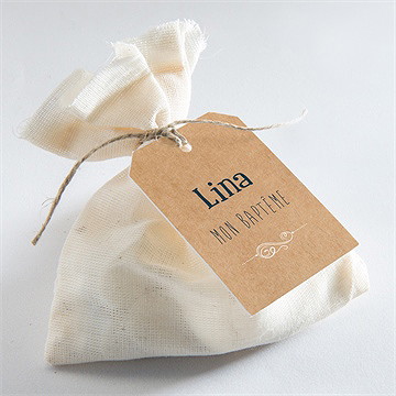 Etiquette baptême tout en pictos - Mise en situation