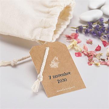 Pochon baptême tout en pictos - Mise en situation