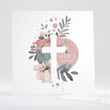 Remerciement décès douce clarté