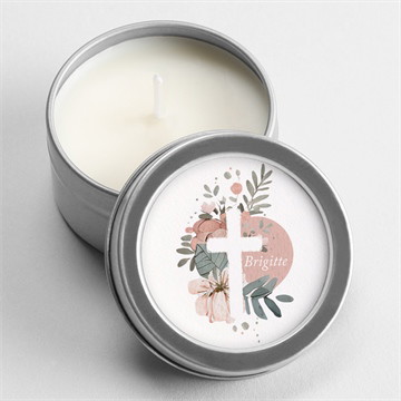 Bougie souvenir douce clarté portrait