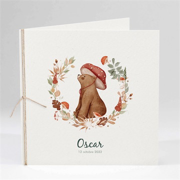 Faire-part naissance forêt