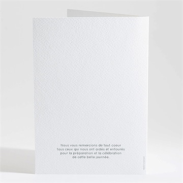 Livret de messe baptême grâce - Dos du livret