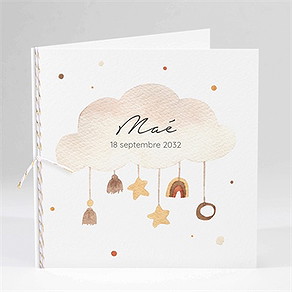 Faire-part naissance mon nuage