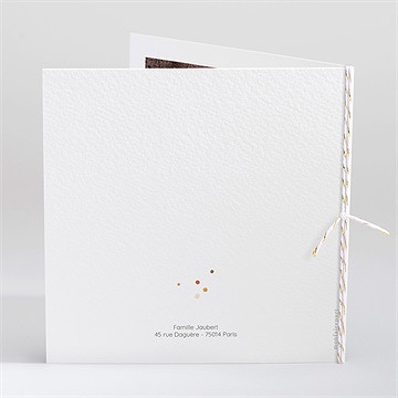 Faire-part naissance mon nuage - Dos du faire-part