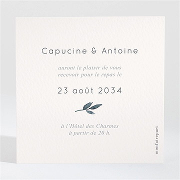 Carton d'invitation mariage rien que nous