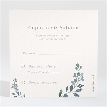 Carton réponse mariage rien que nous