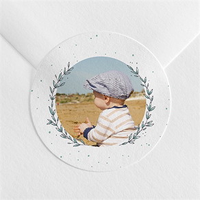 Sticker baptême celebrons