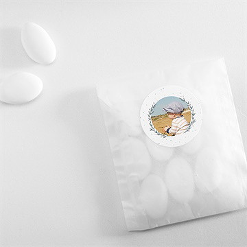 Sticker baptême celebrons - Mise en situation