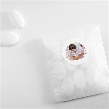 Sticker baptême moment de grâce - Mise en situation