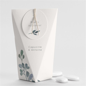 Boîte de dragées mariage rien que nous étui