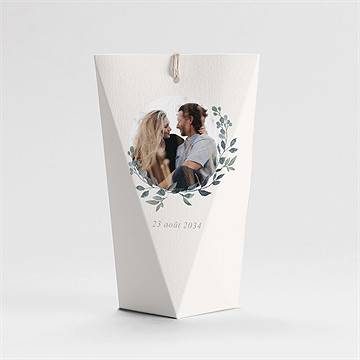 Boîte de dragées mariage rien que nous étui - Dos de la boîte