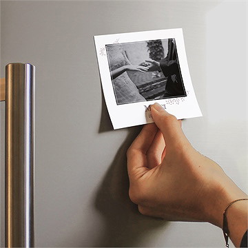 Remerciement mariage roman photo magnet - Mise en situation