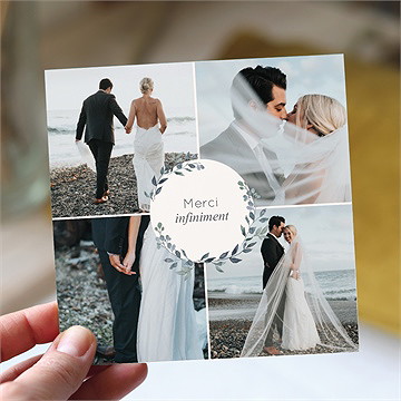 Remerciement mariage rien que nous