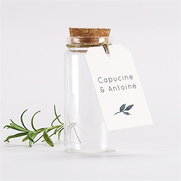 Mignonette mariage rien que nous étiquette