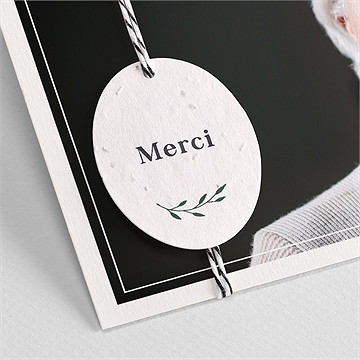 Remerciement décès pour l'eternité ensemencée - Détail du faire-part