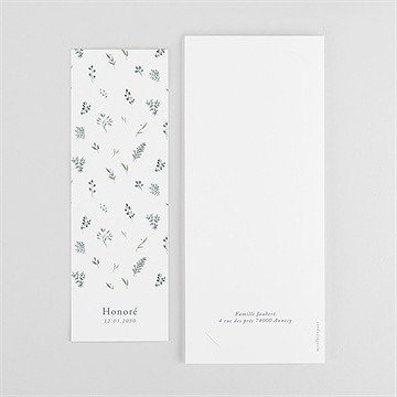 Faire-part naissance la joyeuse bande photomaton - Dos du faire-part