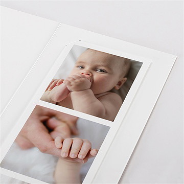 Faire-part naissance la joyeuse bande photomaton - Détail du faire-part