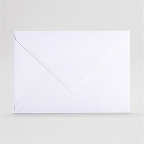 Enveloppe blanche rectangle (c5)