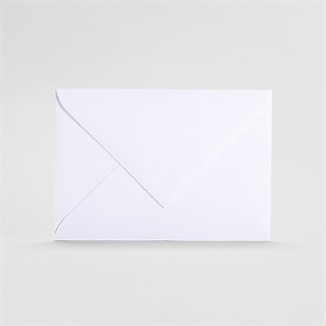 Enveloppe blanche rectangle (c6)