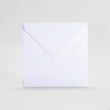 Enveloppe blanche carré