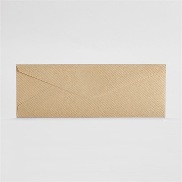 Enveloppe kraft longue
