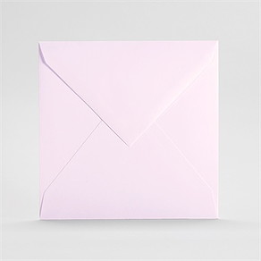 Enveloppe rose grand carré