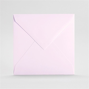 Enveloppe rose grand carré