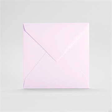 Enveloppe rose carré