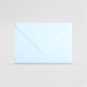 Enveloppe bleu ciel rectangle (c5)