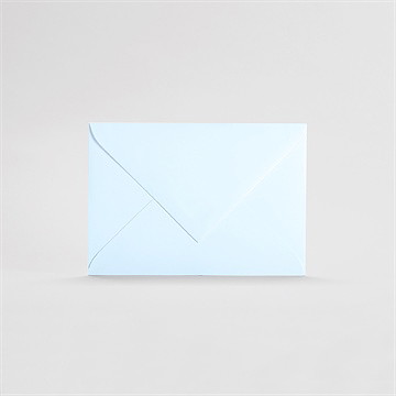 Enveloppe bleu ciel rectangle (c6)