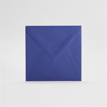 Enveloppe bleu petit carré