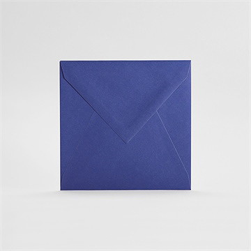 Enveloppe bleu petit carré