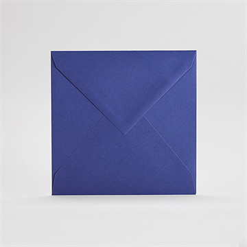 Enveloppe bleu carré