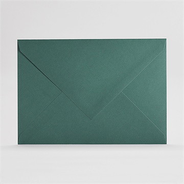Enveloppe verte rectangle (c5)
