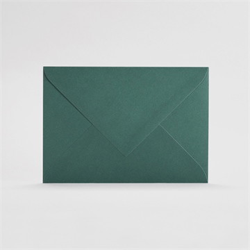 Enveloppe verte rectangle (c6)