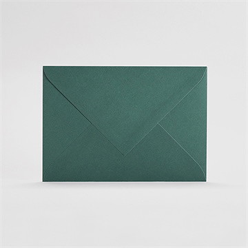 Enveloppe verte rectangle (c6)