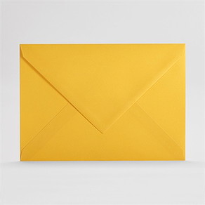 Enveloppe jaune rectangle (c5)