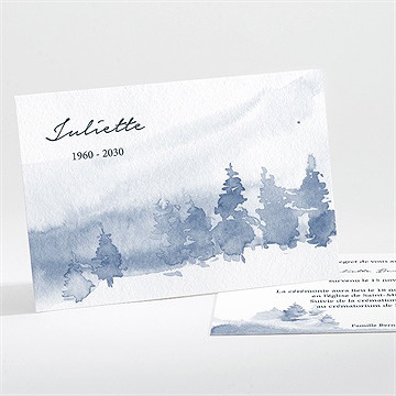 Faire-part décès a jamais