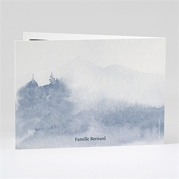 Remerciement décès a jamais - Dos du remerciement