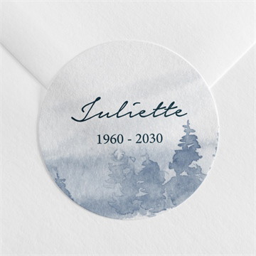 Stickers décès a jamais paysage