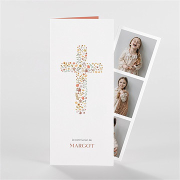 Faire-part communion tout est grâce - Vue d'ensemble