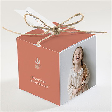 Boîte de dragées communion tout est grâce - Dos de la boîte