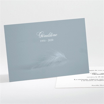 Faire-part décès en douceur